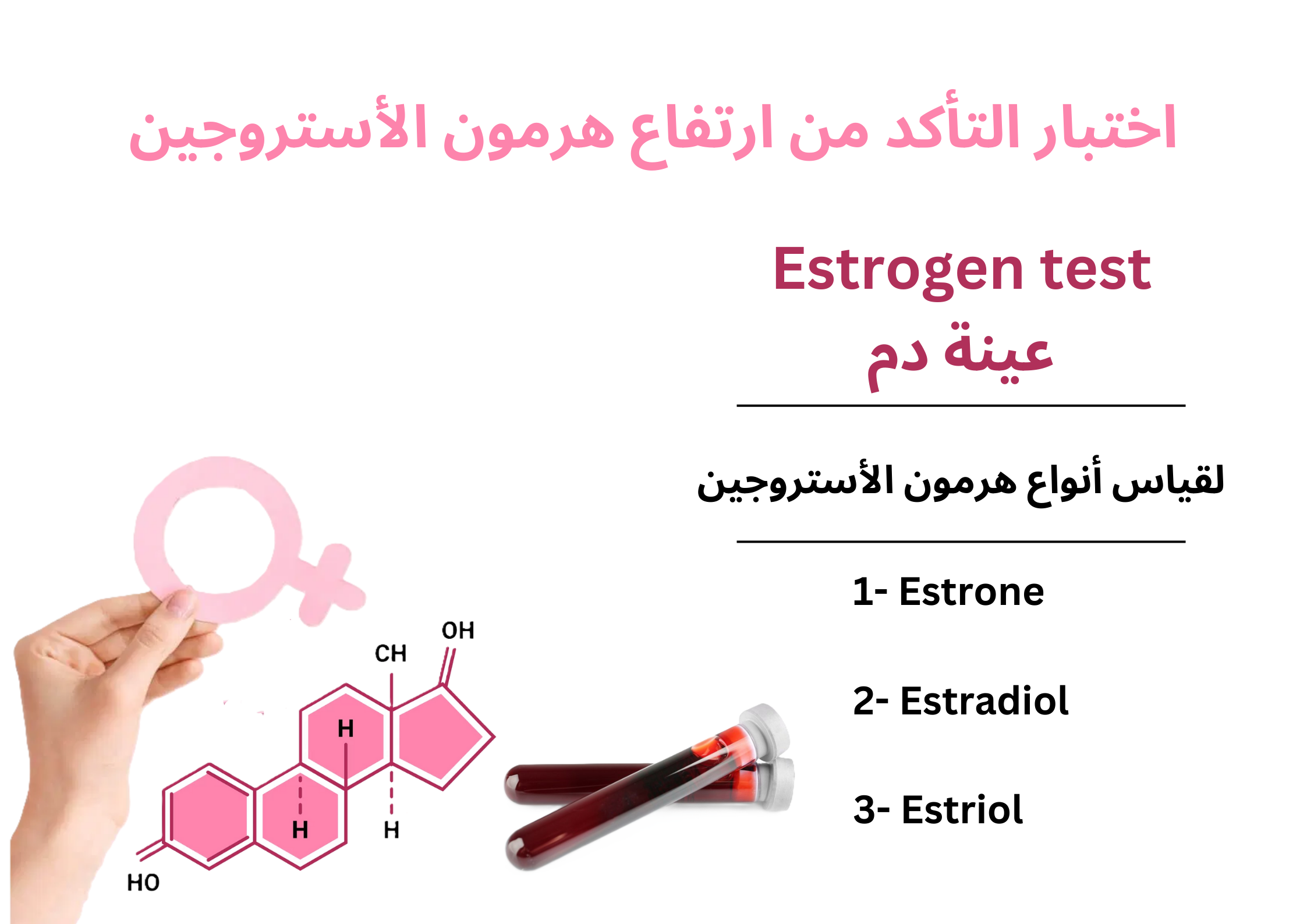 اختبار التأكد من ارتفاع هرمون الأستروجين	