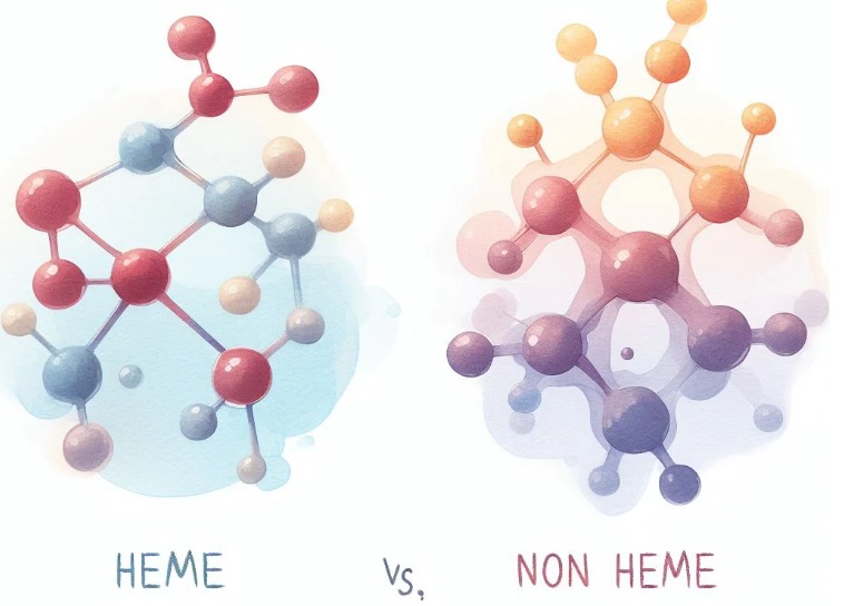 heme VS non-heme